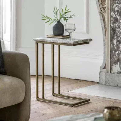 Knees Lusso Supper Table - Green Marble