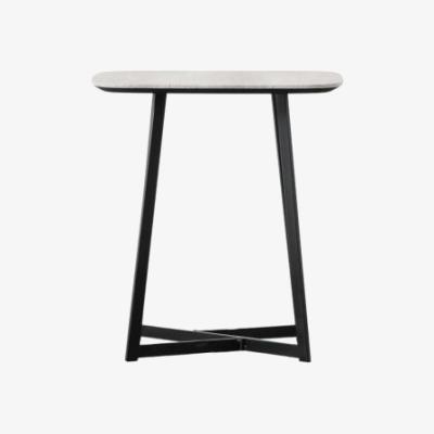 Knees Thebes Iron Side Table - Grey