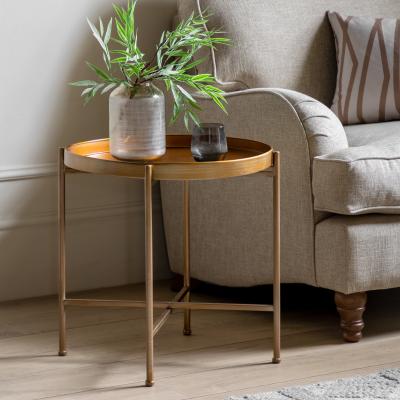 Knees Lenox Side Table - Bronze