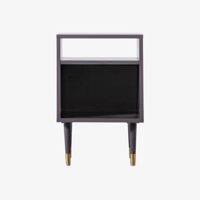 Knees Lismore Oak Side Table - Grey