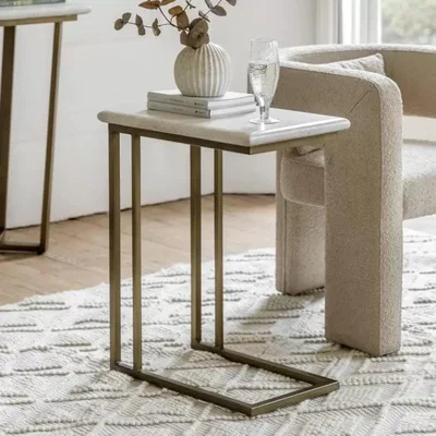 Knees Moderna Supper Table - Travertine