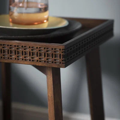 Knees Boi Mango Wood Side Table - Brown