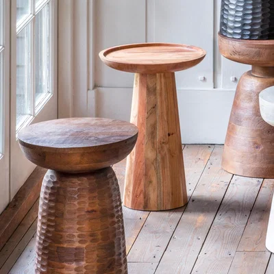 Knees Rainham Acacia Wood Side Table