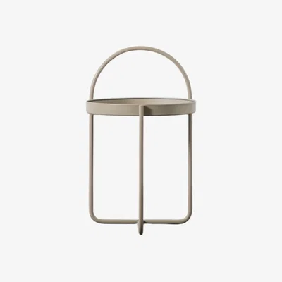 Knees Alinda Iron Side Table - Brown
