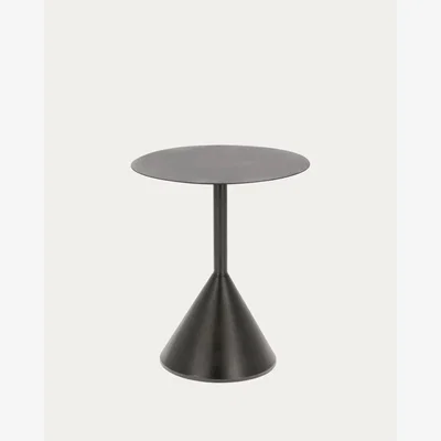 Kave Home Yinan side table Ø 48 cm black