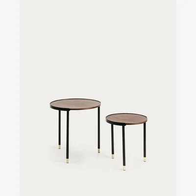 Kave Home Anabel side tables Ø 50 / Ø 38 cm