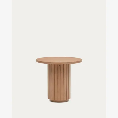 Kave Home Licia round side table, solid mango wood, Ø 60 cm