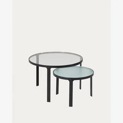 Kave Home Oni set of 2 side tables Ø 70 cm / Ø 50 cm