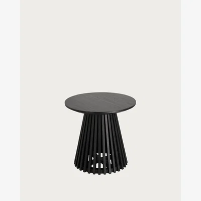 Kave Home Jeanette Ø 50 cm black side table