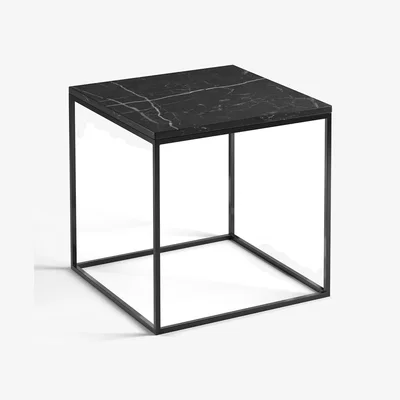 La Redoute Mahaut Marble & Metal Side Table