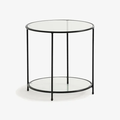 La Redoute Sybil Tempered Glass Side Table