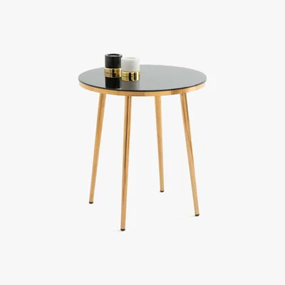 La Redoute Luxore Side Table in Tempered Glass