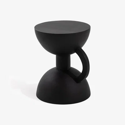 La Redoute Elouan Hourglass Mango Wood Side Table