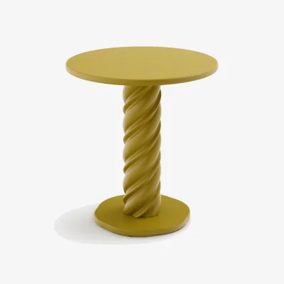 La Redoute Dehen Twisted Base Side Table, Diameter 40cm