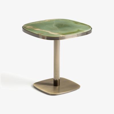 La Redoute Lixfeld Jade & Metal Side Table