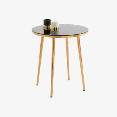 La Redoute Luxore Side Table in Tempered Glass