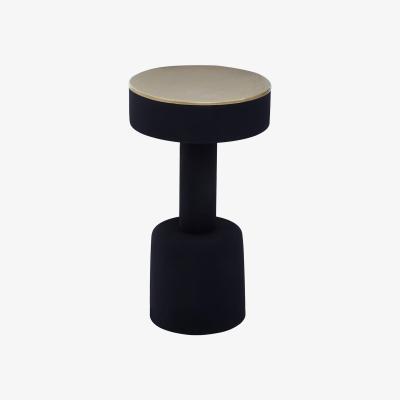 La Redoute Sculptural Alluminium Side Table in Black Finish