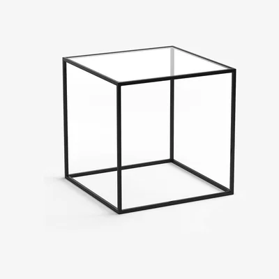 La Redoute Sybil Glass & Metal Side Table