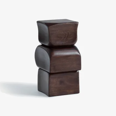 La Redoute Inya Side Table in Solid Mango Wood