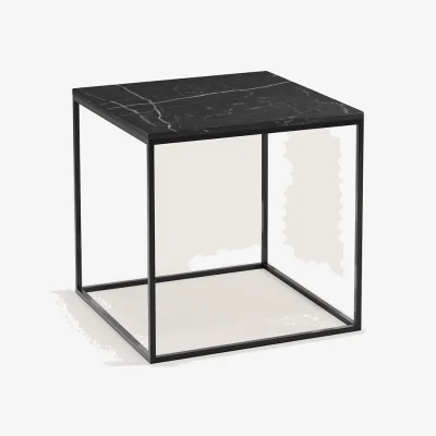 La Redoute Mahaut Marble & Metal Side Table