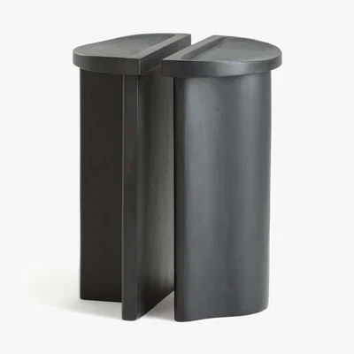 La Redoute Oreus Solid Mango Wood Side Tables, Set of 2