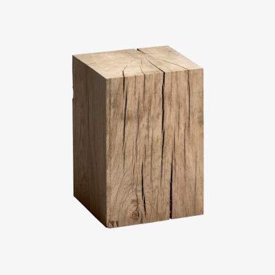 La Redoute Merlin Solid Oak Block Side Table