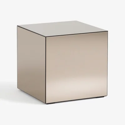 La Redoute Lumir Mirrored Bedside / Side Table