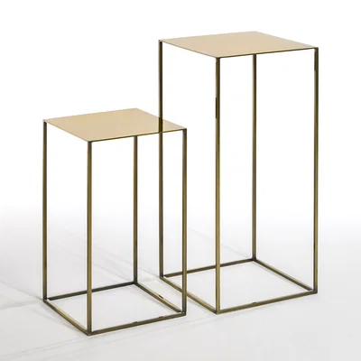 La Redoute Romy Set of 2 Nesting Side Tables in Metal