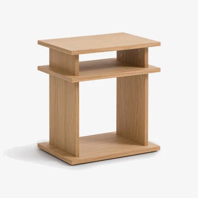 La Redoute Abac Oak Veneer Side Table