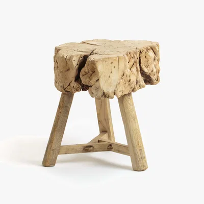 La Redoute Sumiko Solid Elm Side Table