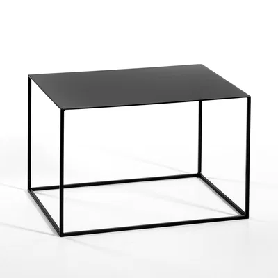 La Redoute Romy Small Rectangular Side Table in Metal