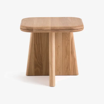 La Redoute Échos Side Table in Solid Oak, designed by E.. Gallina
