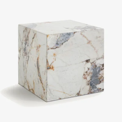 La Redoute Alcana Marble Cube Side Table