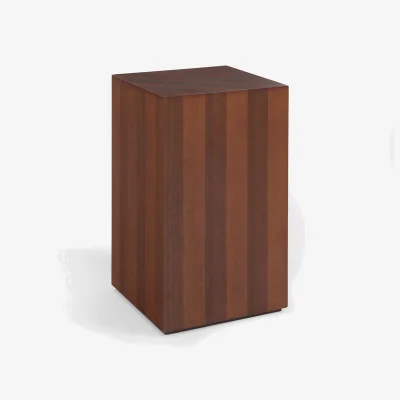 La Redoute Strela Oak/Walnut Veneer Side Table