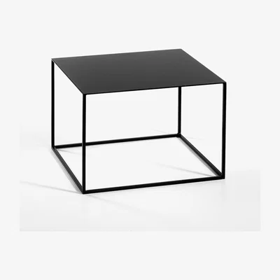 La Redoute Romy Contemporary Square Side Table in Metal