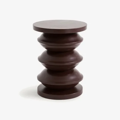 La Redoute Thilde Side Table in Solid Mango Wood