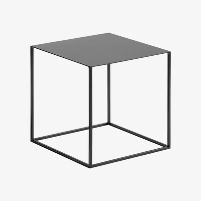 La Redoute Romy Industrial Side Table in Lacquered Metal