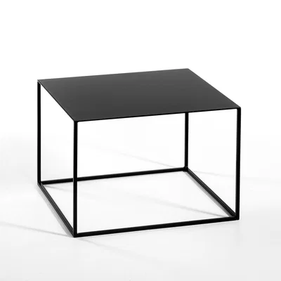 La Redoute Romy Contemporary Square Side Table in Metal