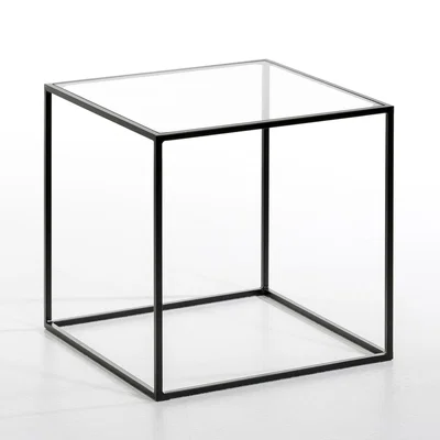 La Redoute Sybil Glass Top Side Table