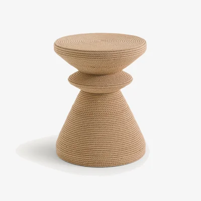 La Redoute Sablas Mango Wood & Rope Side Table