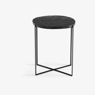 La Redoute Arambol Side Table in Organic Marble