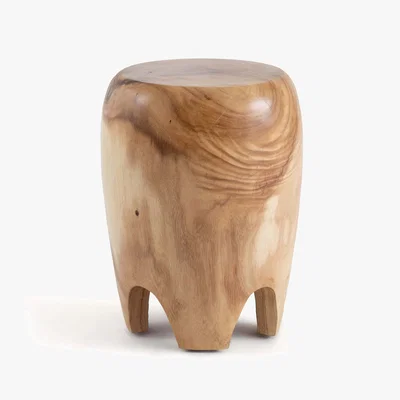 La Redoute Jorkins Side Table in Solid Suar Wood