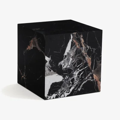 La Redoute Alcana Ceramic Marble-Effect Side Table