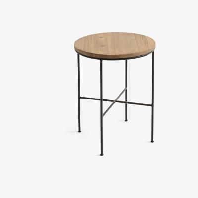 La Redoute Mosaique Side Table in Pine & Steel