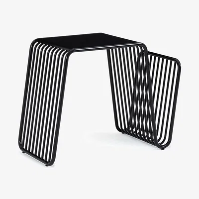 La Redoute Cinera Steel Side Table / Magazine Rack