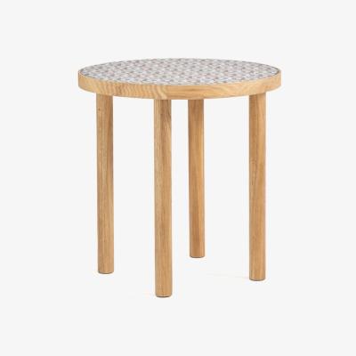 La Redoute Bogen Wood & Glass Side Table