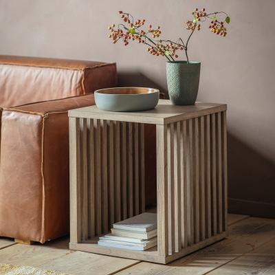 La Redoute Bharhut Japandi Slatted Side Table