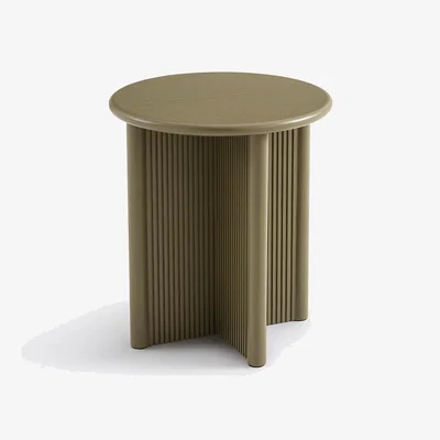 La Redoute Isaia Acacia-Veneered Side Table