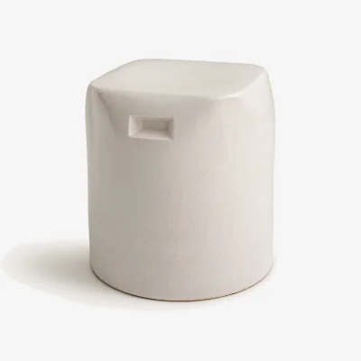 La Redoute Oria Glazed Ceramic Side Table