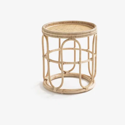 La Redoute Aloki Side Table in Rattan & Bamboo